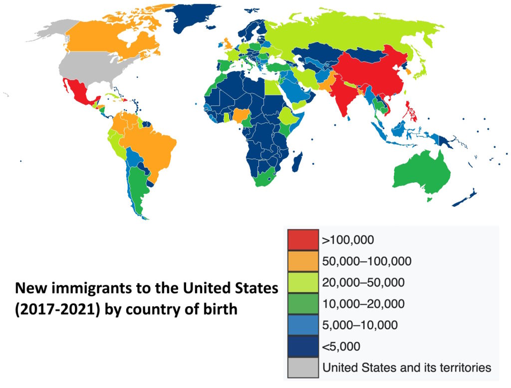 Question 3 Who Are The Americans INQUIRY HISTORY US Immigration Map 1024x777 