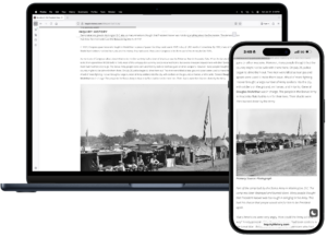 Online text views on both computer and mobile