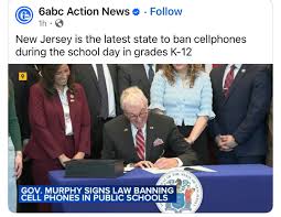 Primary Source: Screenshot
In 2026, New Jersey became one of many states to pass laws trying to restrict students’ use of cell phones at school.